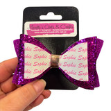 Personalised Name Bow - Electric-Narelle's Arts & Crafts
