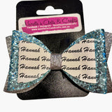 Personalised Name Bow Mixed colours-Narelle's Arts & Crafts