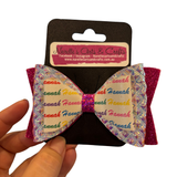 Personalised Name Bow - Electric-Narelle's Arts & Crafts