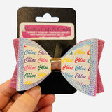Personalised Name Bow - Shimmer-Narelle's Arts & Crafts
