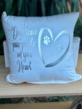 Dogs leave paw prints on your heart-Narelle's Arts & Crafts