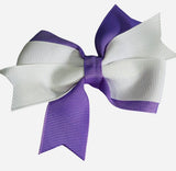 Uniform Hair Bow on Clip-Narelle's Arts & Crafts