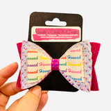 Personalised Name Bow - Electric-Narelle's Arts & Crafts