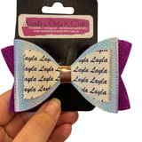 Personalised Name Bow - Shimmer-Narelle's Arts & Crafts