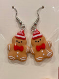 Ginger Bread men Earrings-Narelle's Arts & Crafts