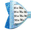 Personalised Name Bow Ice Baby Blue-Narelle's Arts & Crafts