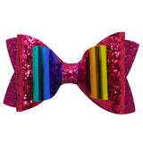 Hologram Hot Pink Bow-Narelle's Arts & Crafts