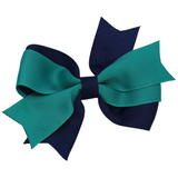 Uniform Hair Bow on Clip-Narelle's Arts & Crafts